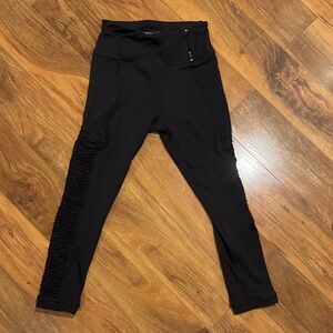 CALIA by Carrie Underwood Black Ruched Leggings